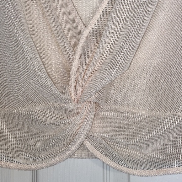 New w/o Tags, Love Riche Cropped Mesh Top , Size Small - Picture 5 of 9